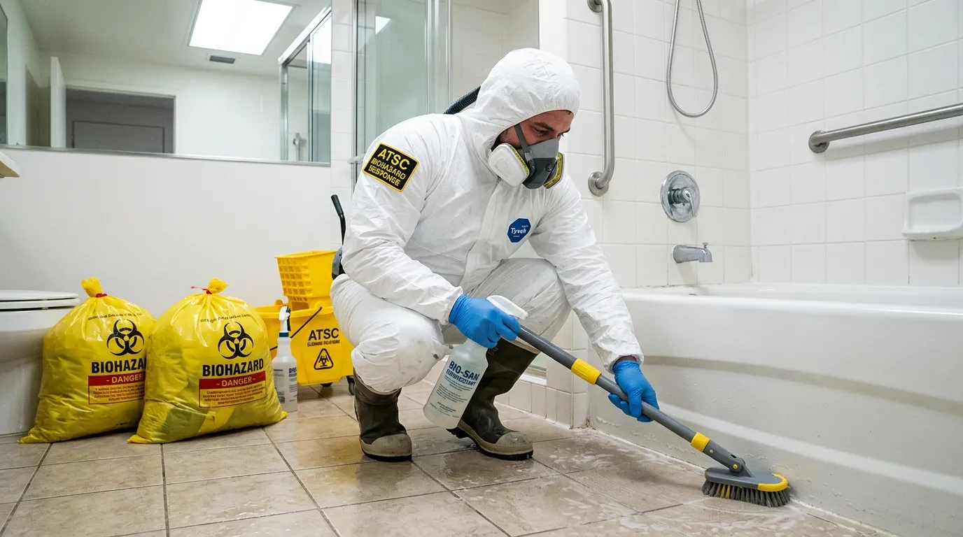 Decontamination equipment deployed for Blood Cleanup in Carrollton